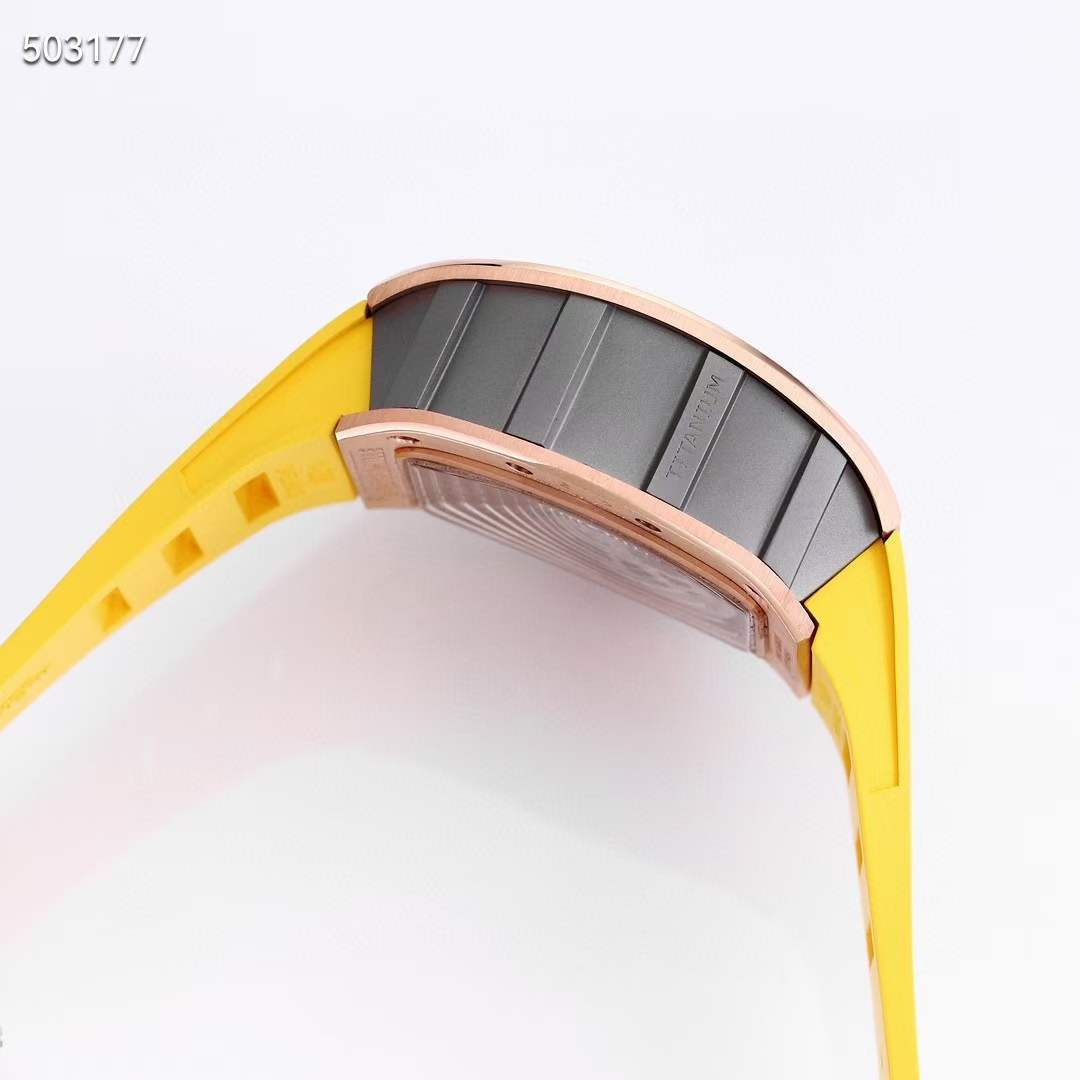 리차드밀 2023 RM011 FM 엘로우스트랩 시계 워치